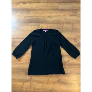 Hermine de Pashmina Cashmere Pullover Womens Sweater Size Large Black